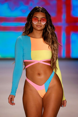 ONEONE colorblock bikini