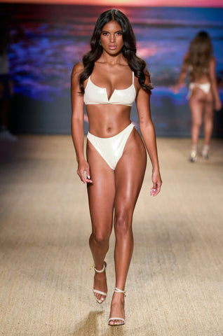 2023 Miami Swim Week white bikini