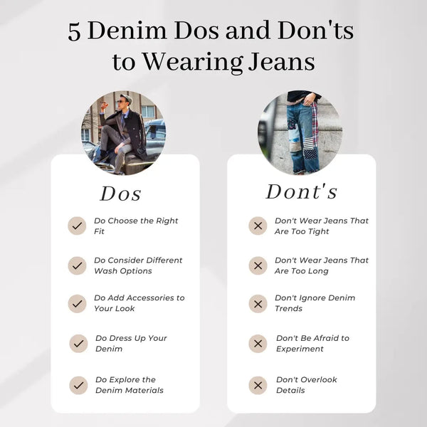 Dos and Don'ts of Wearing Jeans
