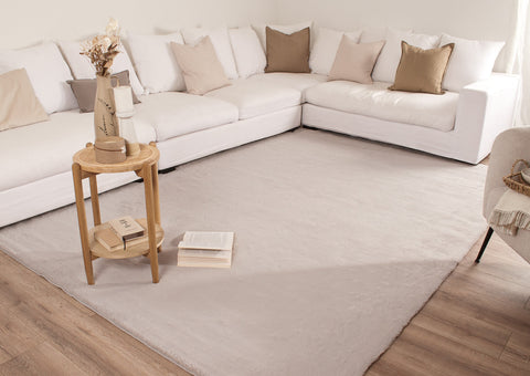 Tapis de salon blanc