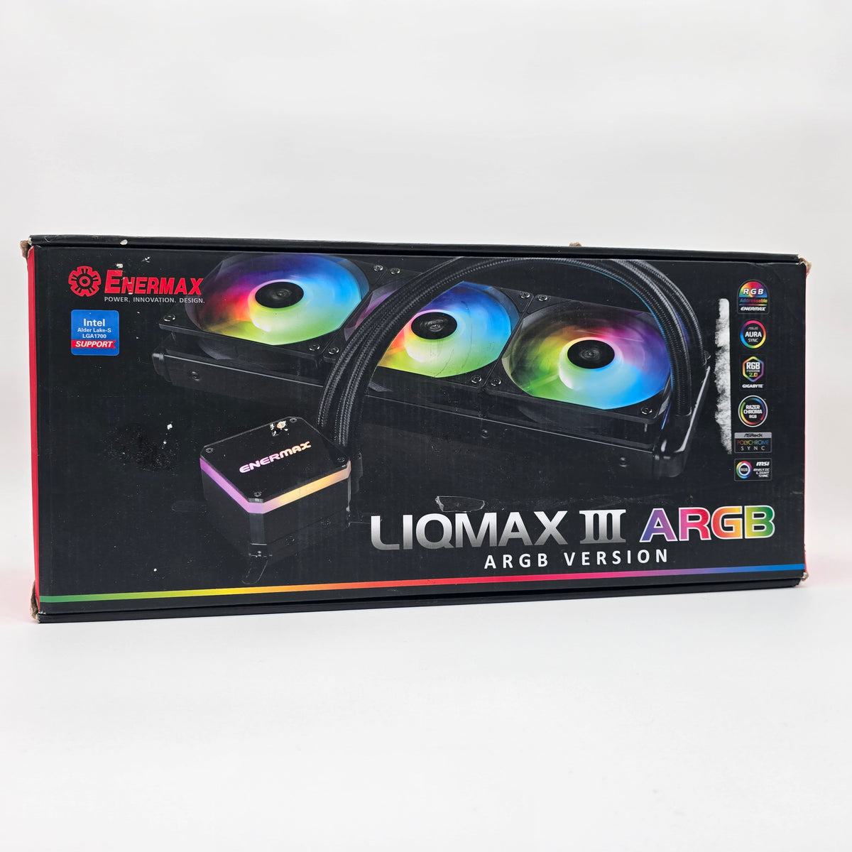 Enermax Liqmax III ARGB 360mm Liquid Cooler AIO, Black, LGA 1700, AM5, more