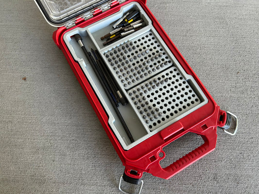 I've designed a custom 3D printable insert for storing my Dremel 8220 tool  in my Packout! I also listed the digital 3D print file for $15 AUD/$10 USD  so you can print