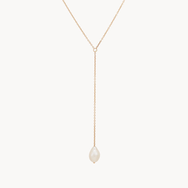 Trillion Diamond Lariat Necklace | Alexis Russell