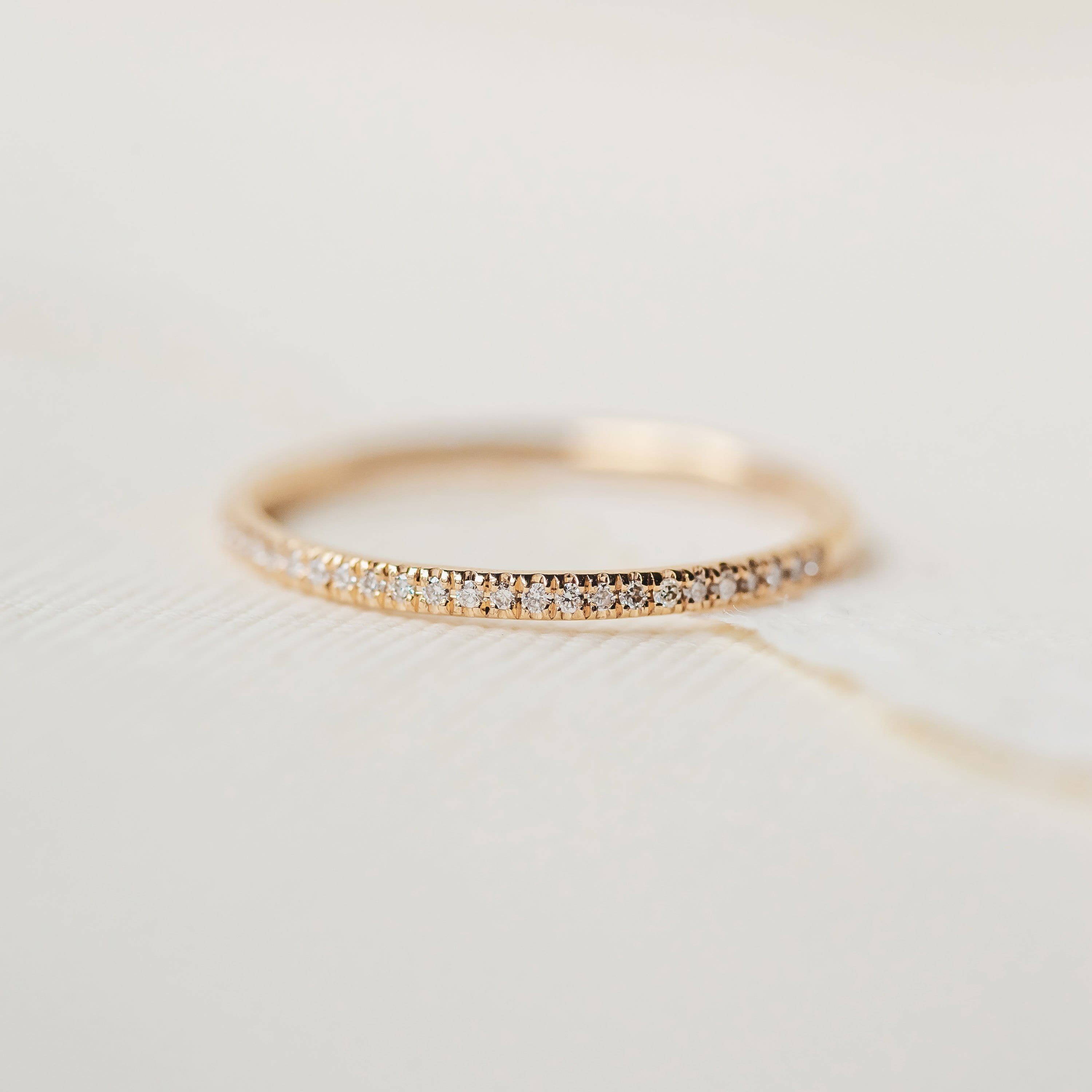 Dainty Gold Rings | Minimalist Jewelry | 14k Gold Endalaus I Ring – bluboho
