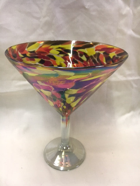 Featured image of post Multi Colored Martini Glasses - The promotional multi color light up martini glass comes in a clear acrylic glass with 8 different color settings, including the color.