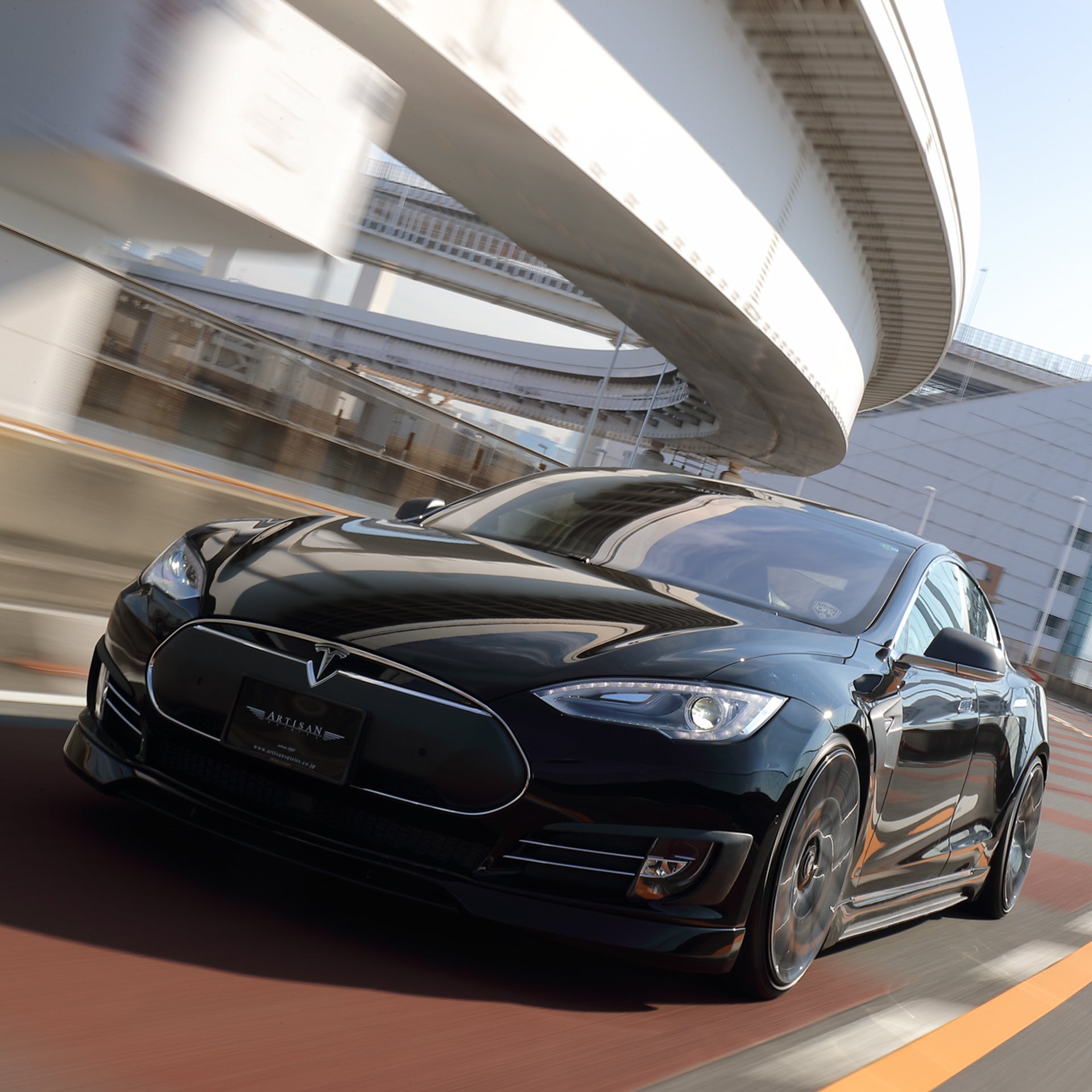 Artisan Spirits Tesla Model S 85D Sports Line BLACK LABEL Aero Kit - ARTISAN SPIRITS UK product image