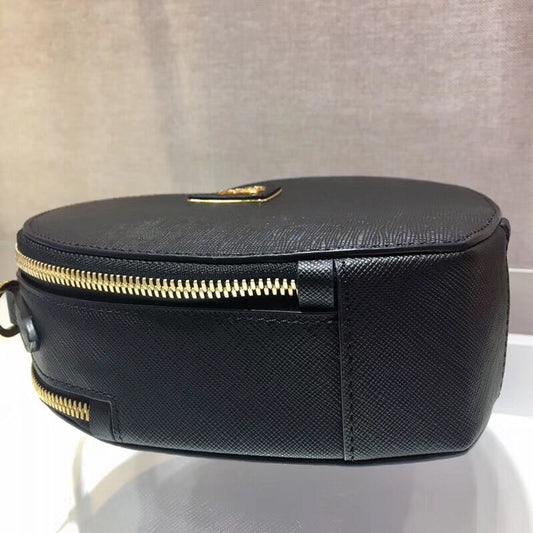 Prada - Odette Saffiano Leather Silver Belt Bag/Crossbody - BougieHabit