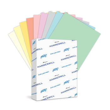 Hammermill 102467 8 1/2 x 11 Premium Photo White Ream of 28# Color Copy  Paper - 500 Sheets