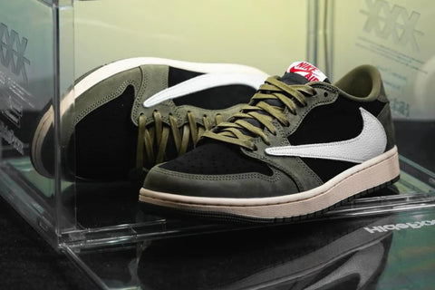 Travis Scott x Air Jordan 1 Low Golf "Olive"