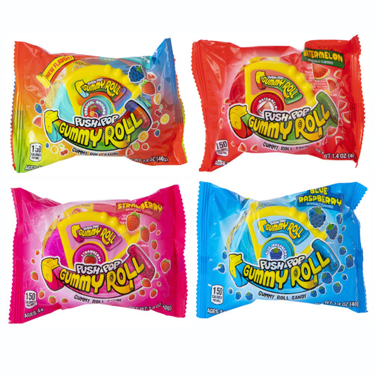 Push Pop Candy, Cotton Candy, Jumbo 1.06 Oz, Packaged Candy