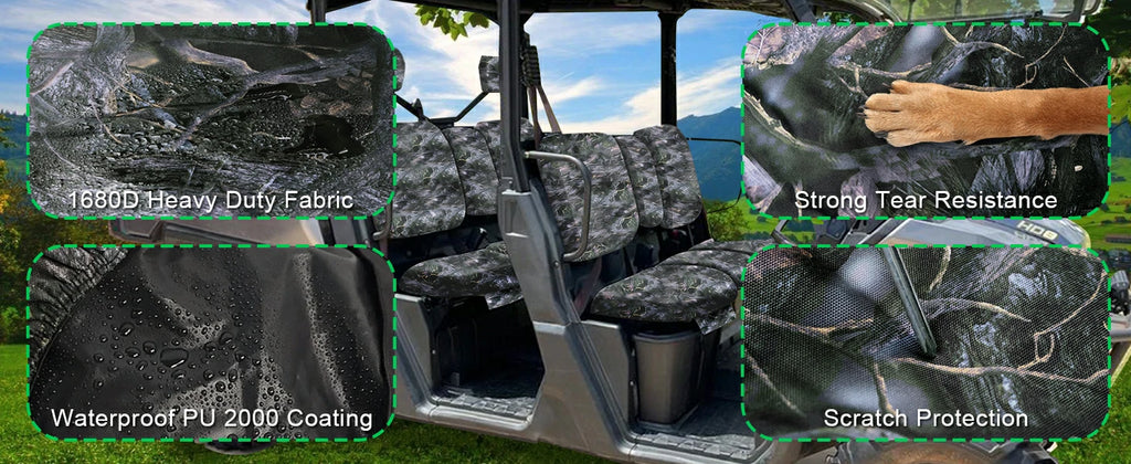 High Quality Oxford Fabric, Extend Your Defender Max Seats Lifespan!