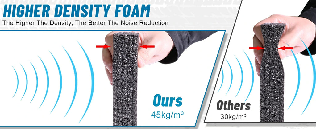 X3 noise reduction kit higher density foam