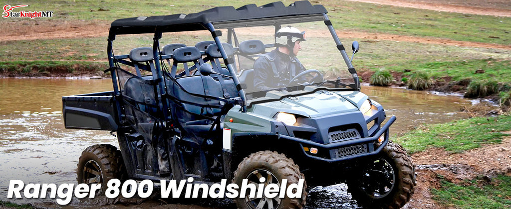Scratch-Resistant Front Windshield For Ranger 800 2010-2016