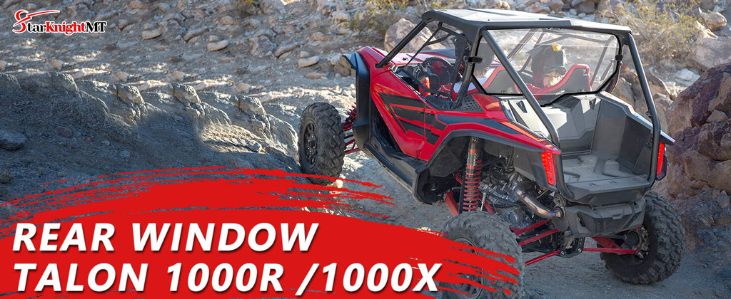 Rear Windshield Compatible with Honda Talon 1000X