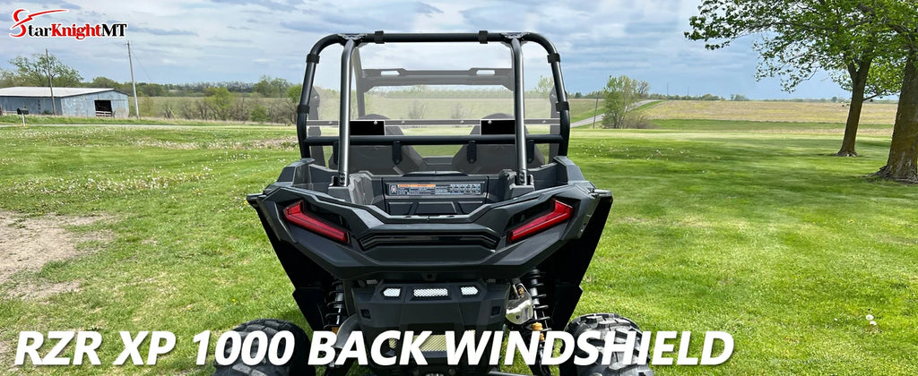 Back Windshield Fit for 2014-2023 RZR XP 1000