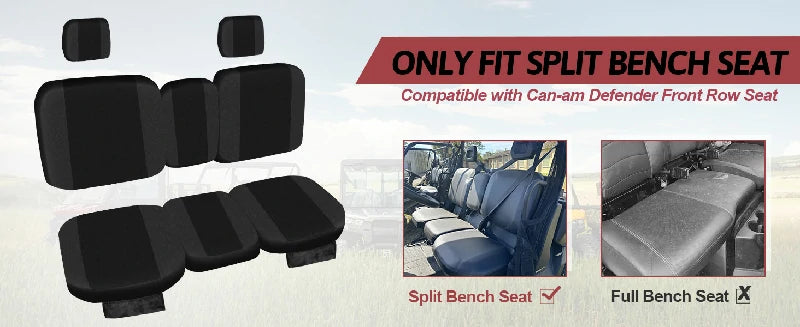 defender seat cover suitable For Split Bench Seats