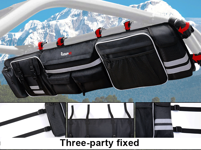 utv roll cage bar bag