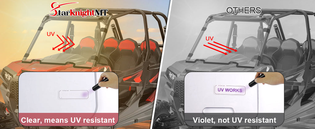 RZR Windshield uv-resistant