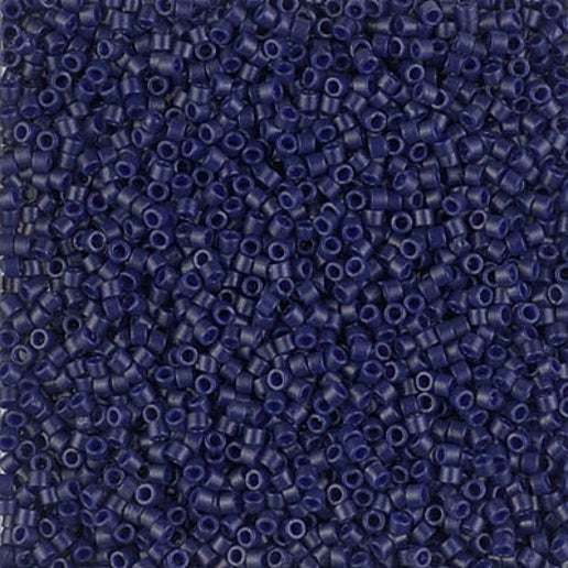 Miyuki 11/0 Seed Bead 5.2g Tube - Opaque Duracoat Cobalt Blue