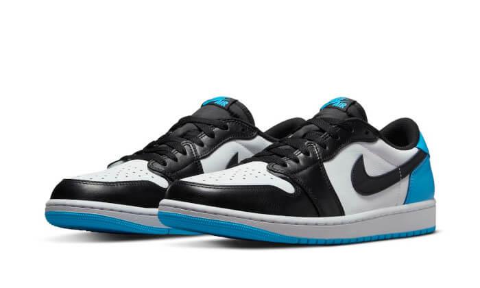 Air Jordan 1 Low Black Dark Powder Blue