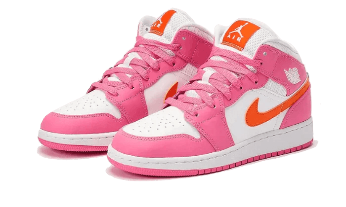 Air Jordan 1 Mid Pinksicle Orange