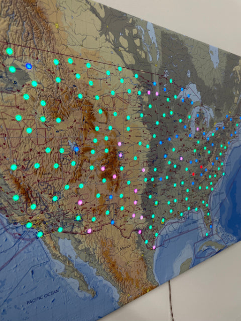 METAR conditions in the USA