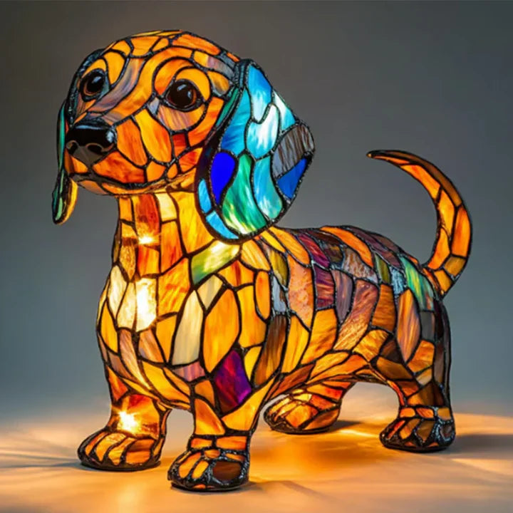 Product Image for Skorter | Lumidog Handmade Glowing Dog Lamp – Ambient Lighting and Gift, Dachshund