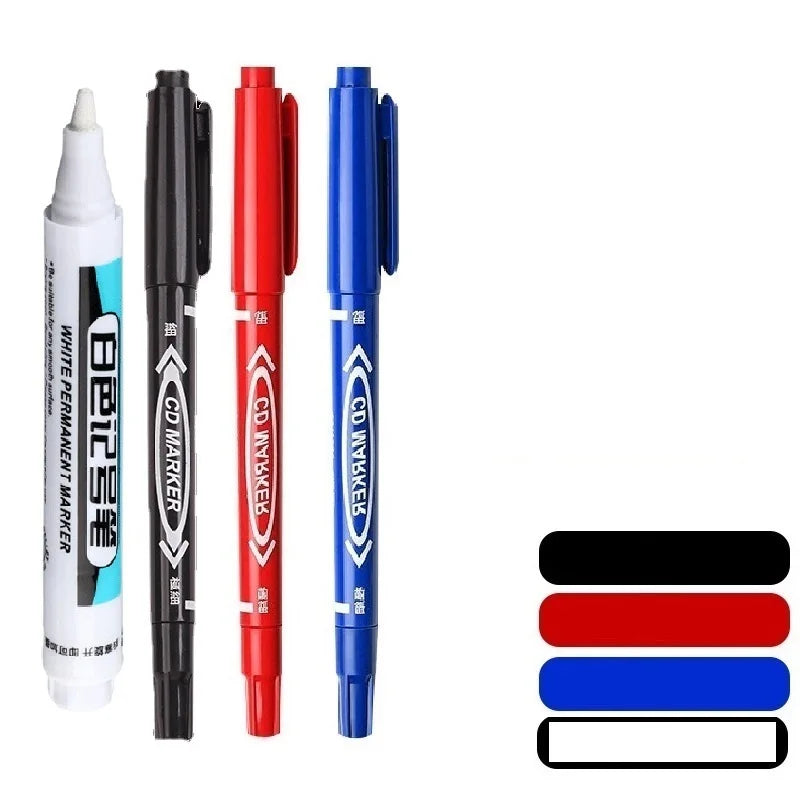 Product Image for Skorter | White Permanent Paint Pen, 2.5mm-Mix B-4 Pcs