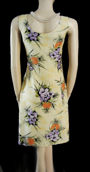 CUTE TOMMY BAHAMA ORCHID & PINEAPPLE SILK DRESS - PERFECT FOR SUMMER ...