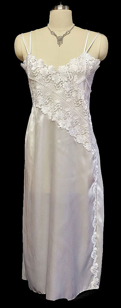 bridal satin nightgown