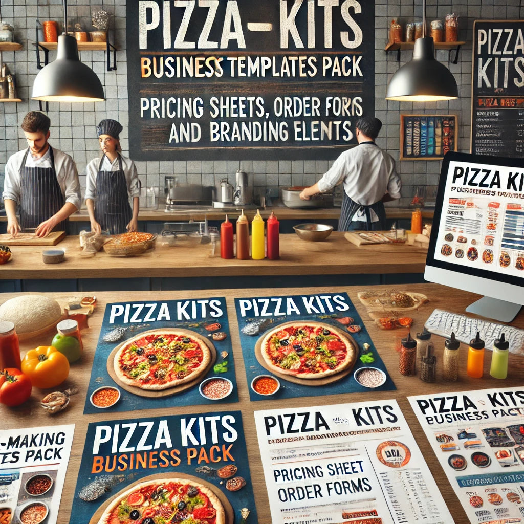 PIZZA-MAKING KITS BUSINESS TEMPLATES PACK: PRICING SHEETS, ORDER FORMS, AND BRANDING ELEMENTS