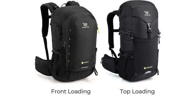 Front Loading and Top Loading Backpacks