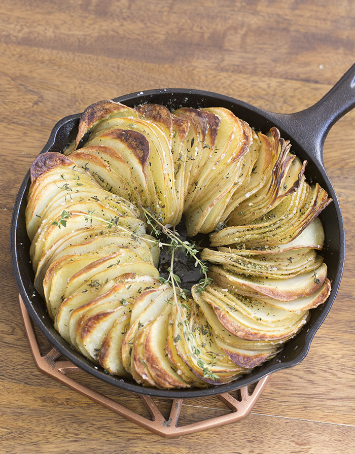 Crispy Fisherman's Wharf Hasselback Potatoes