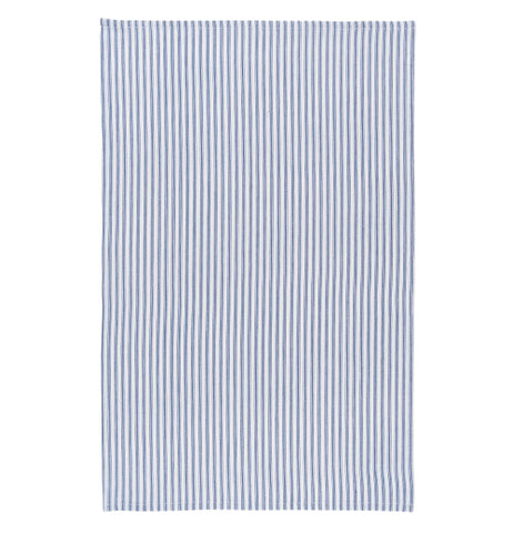 blue striped dish towels