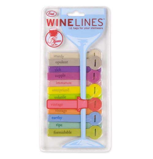 Wine Markers (Set of 12) "Wine Lines"