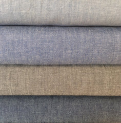 cotton chambray fabric at Owl & Drum
