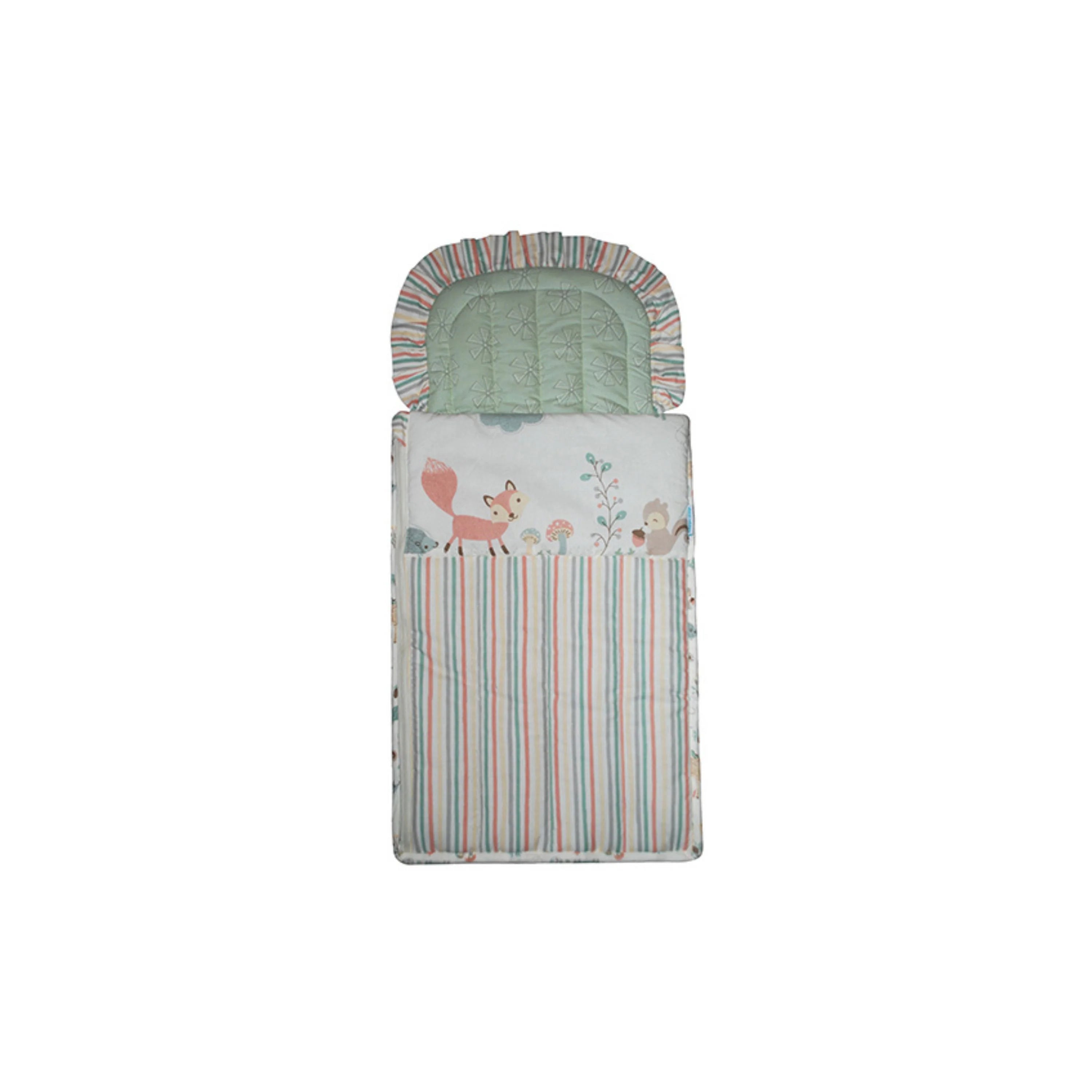 Abracadabra Quilted Baby Carrier Nest Cum Sleeping Bag-Bambi & Friends-Multicolor-For Infants