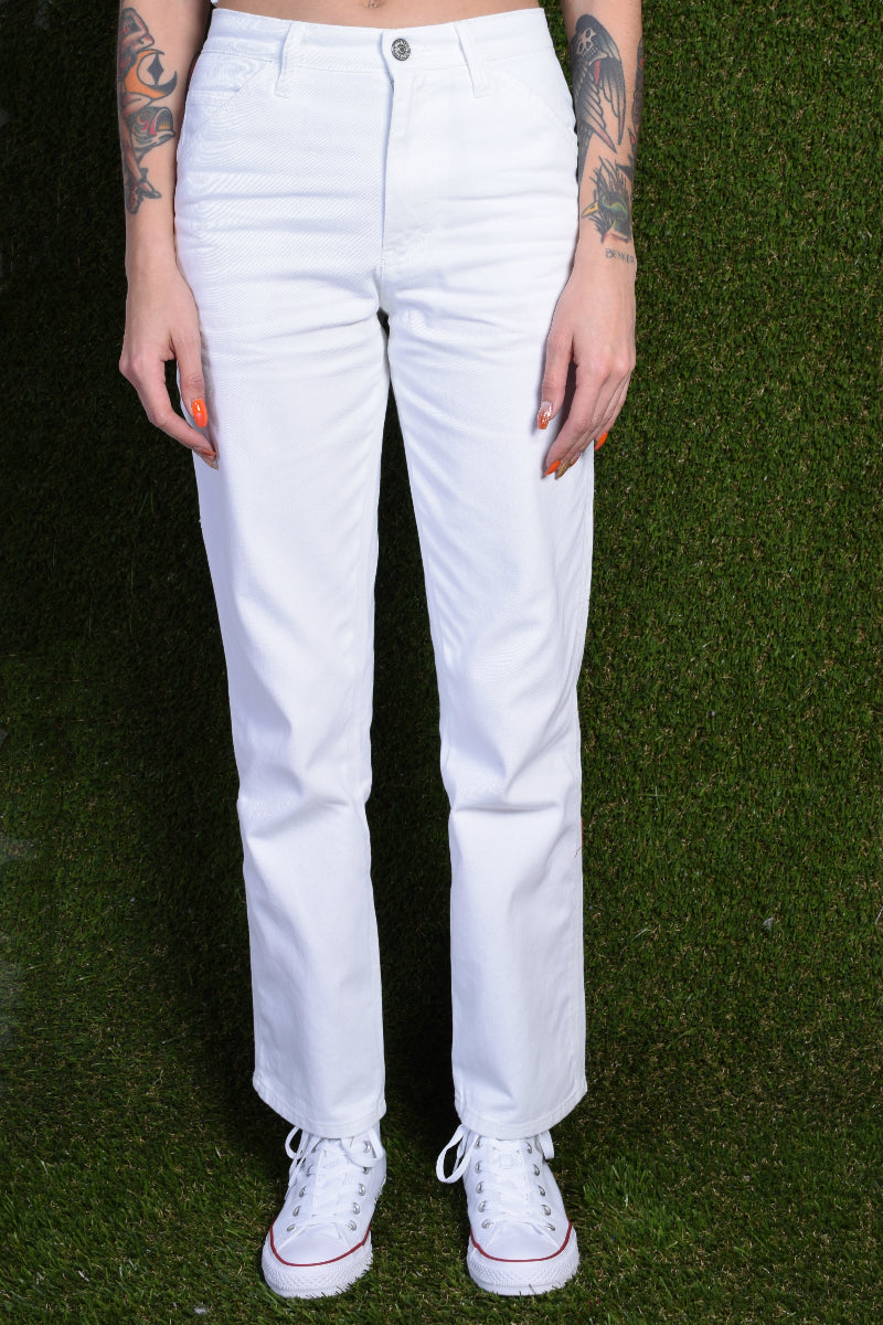 white relaxed jeans