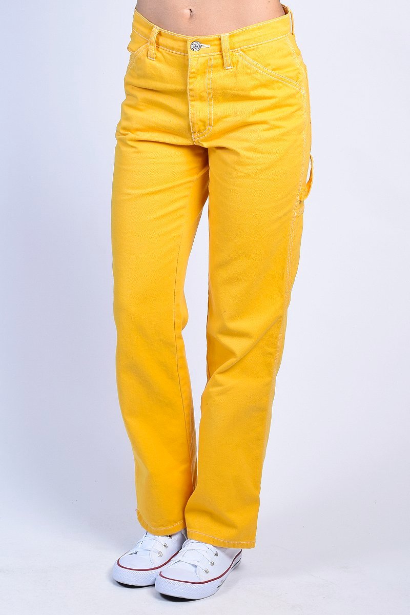 dickies carpenter yellow overalls