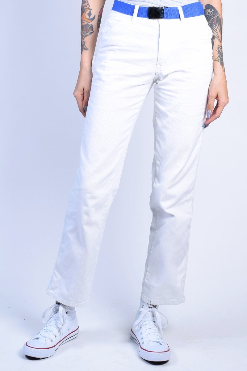 dickies white carpenter pants