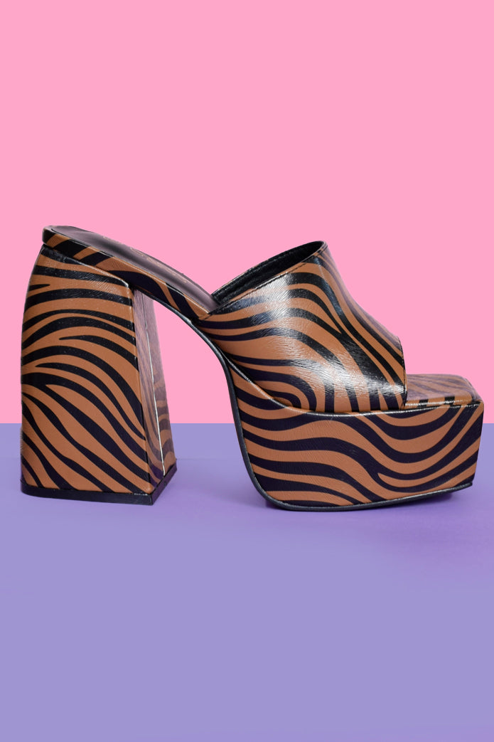 Supernova Zebra Stripe Platform Mule