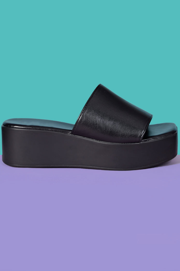 Atomic Square Toe Platform Sandal