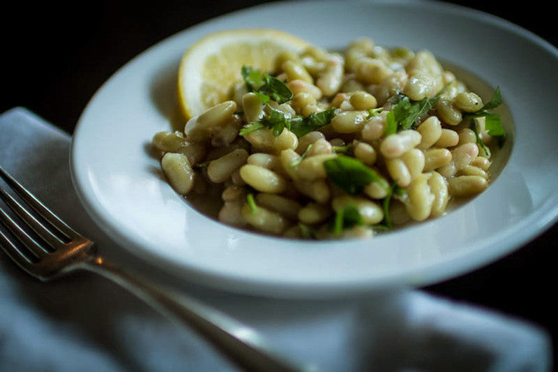 Rancho Gordo Flageolet Beans with Lemon Dressing