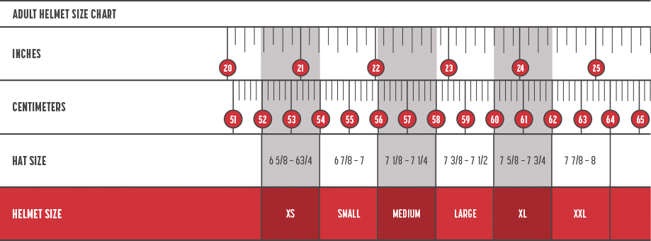 Simpson Helmet Size Chart