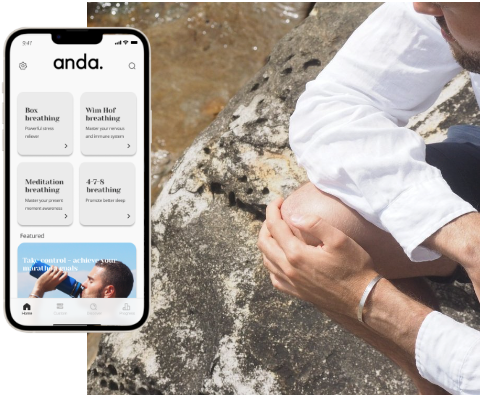 anda band screen app man bracelet