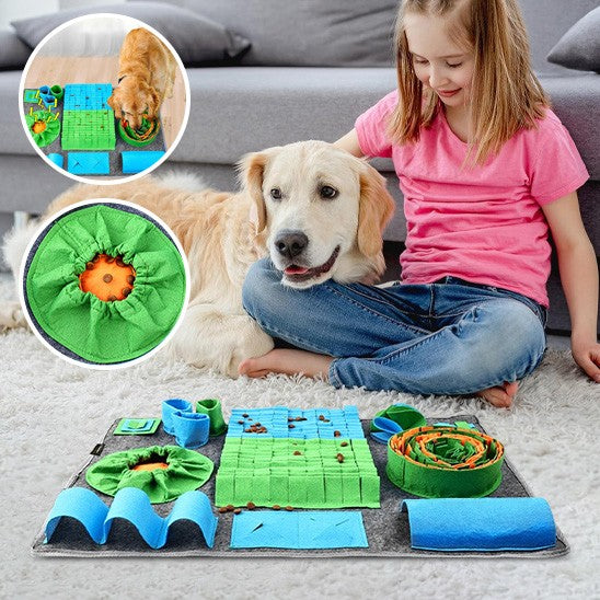 Tapis de fouille pour chien antistress