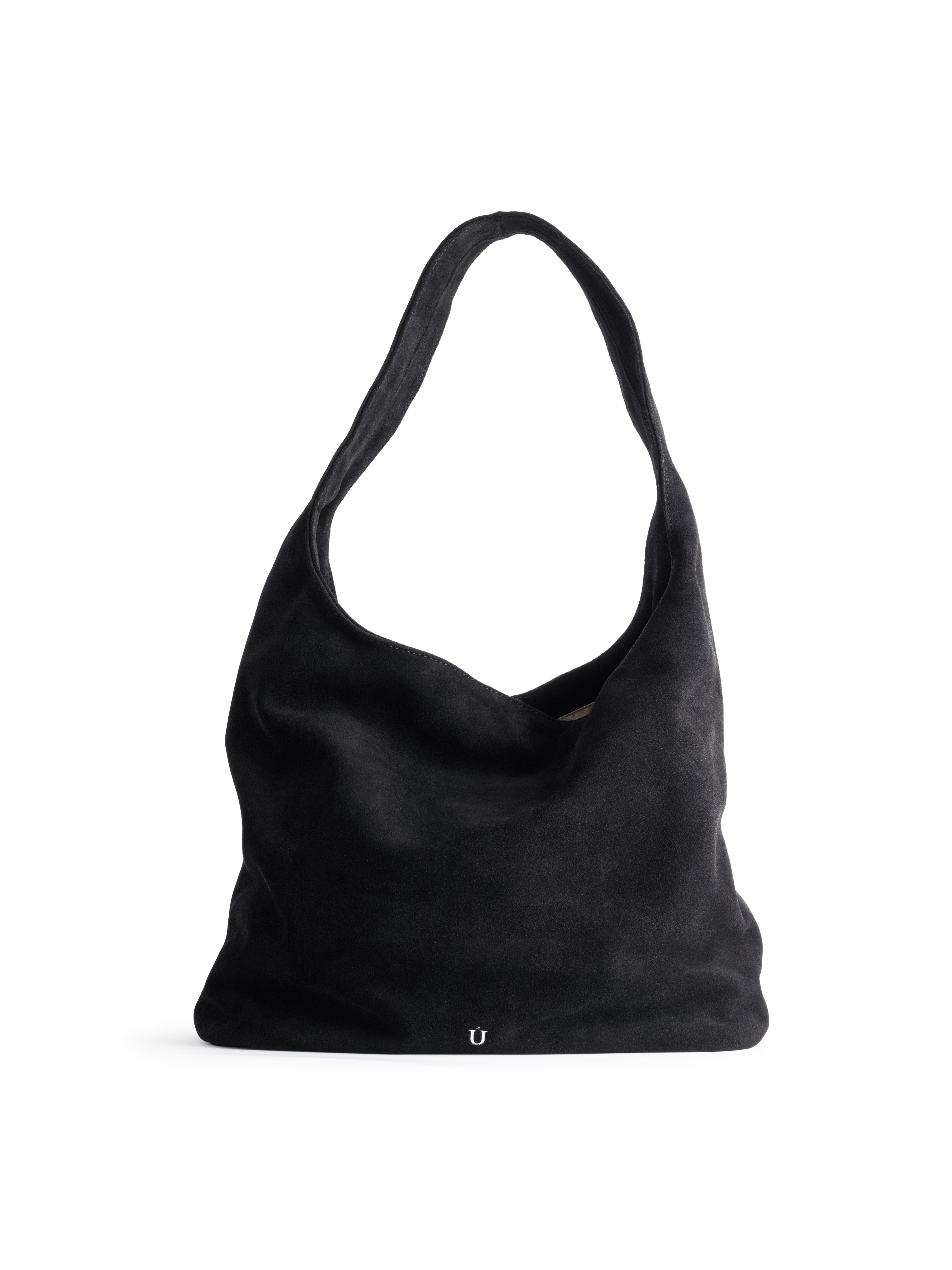 Buy PU LEATHER SINGLE HANDLE BLACK HOBO BAG for Women Online in India
