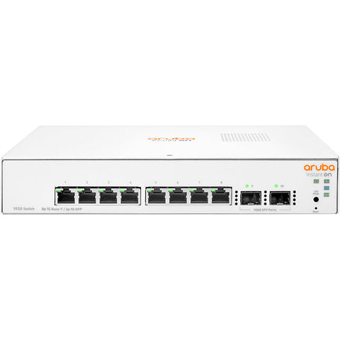 HP Aruba Instant On 1830 8G Switch, Manageable, GbE, 2 Layer, PoE