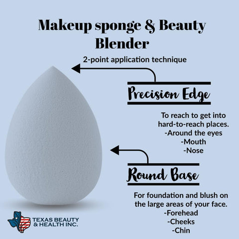 Blue Color Makeup Sponge for Foundation 