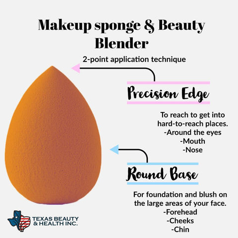 Orange Color Makeup Sponge for Foundation